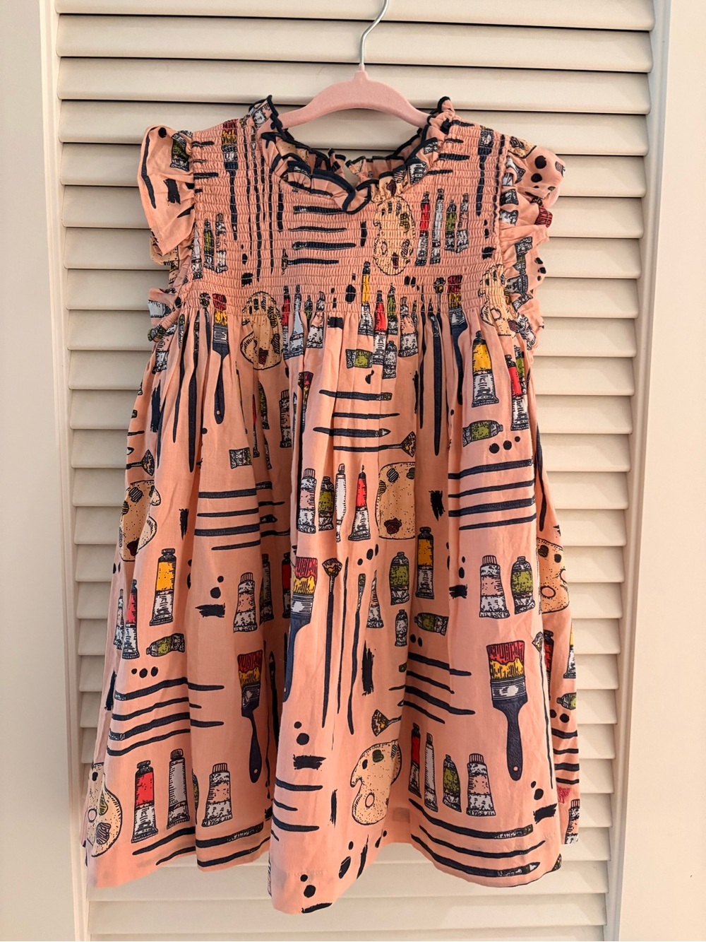 Pink Chicken Paint Dress